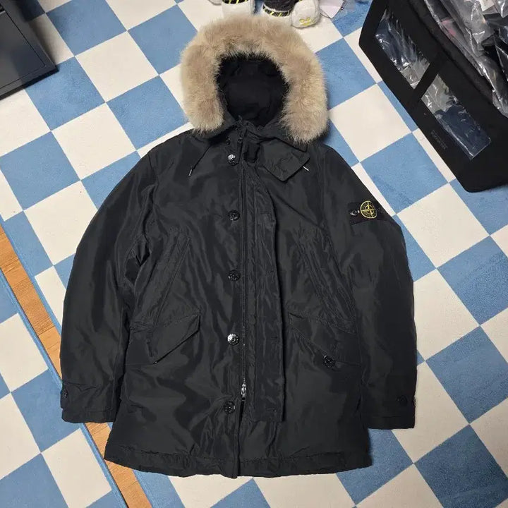 [BUNJANG] Stone Island Micro Reps Down Padded Jacket / [M] 스톤아일랜드 마이크로랩스 다운 퍼 패딩 자켓