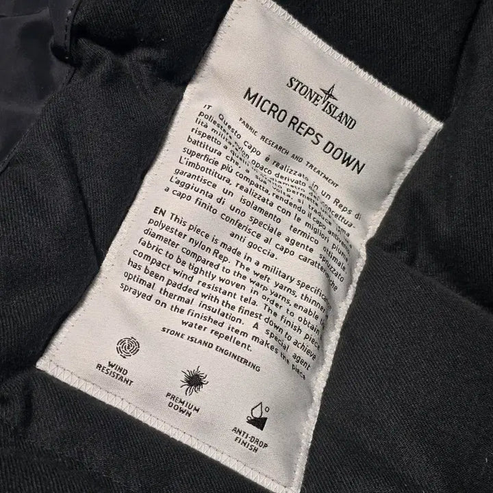 [BUNJANG] Stone Island Micro Reps Down Padded Jacket / [M] 스톤아일랜드 마이크로랩스 다운 퍼 패딩 자켓