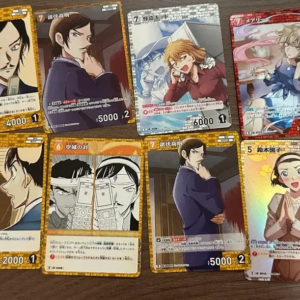 [BUNJANG] Detective Conan TCG Bundle Set / 명탐정코난 tcg 괴도키드, 타카아키, 소노코 등 일괄