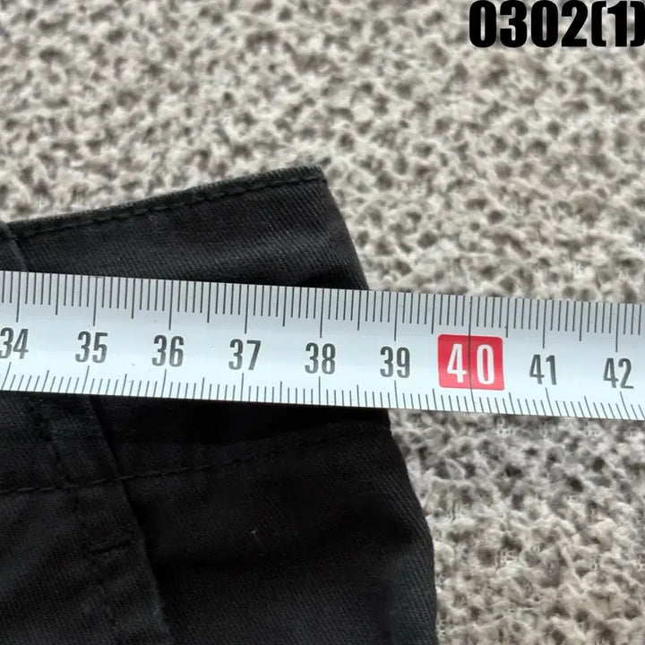 [BUNJANG] Musinsa Black Cargo Pants / 무신사 블랙 카고 바지 면바지 30