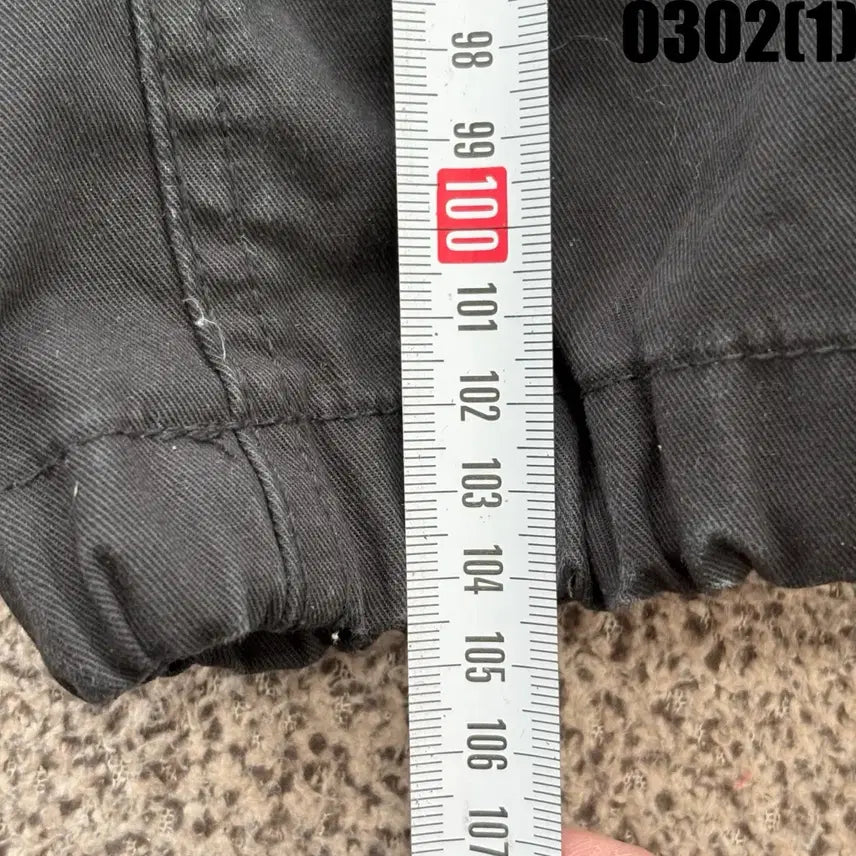 [BUNJANG] Musinsa Black Cargo Pants / 무신사 블랙 카고 바지 면바지 30