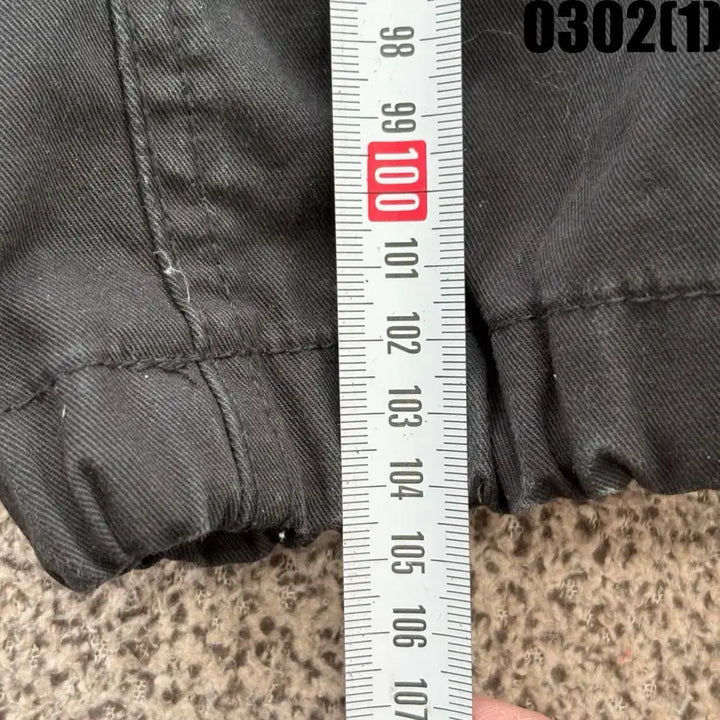 [BUNJANG] Musinsa Black Cargo Pants / 무신사 블랙 카고 바지 면바지 30