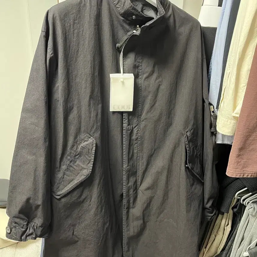 [BUNJANG] Cour Garment Dyed Fishtail Jacket / [M] 쿠어/ 가먼트 다이드 피쉬테일 m65/ 워시드 블랙