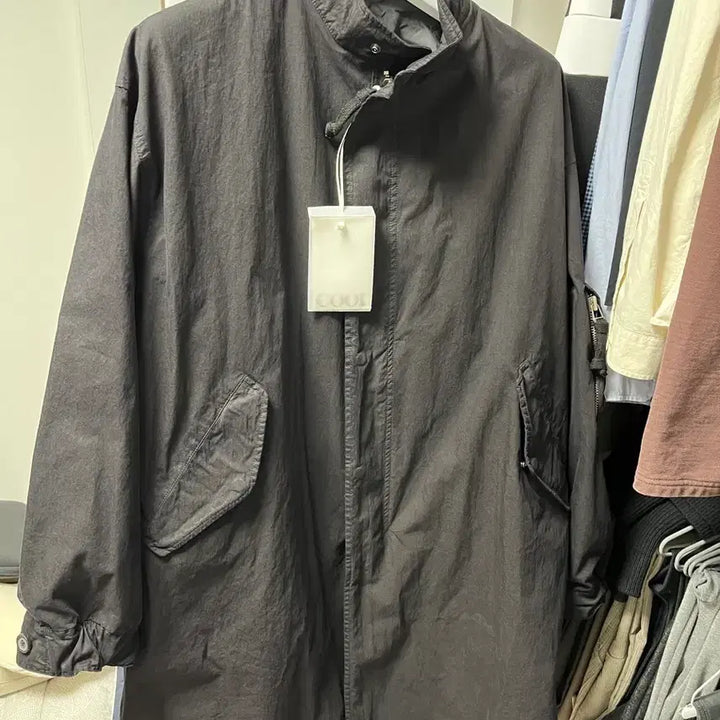 [BUNJANG] Cour Garment Dyed Fishtail Jacket / [M] 쿠어/ 가먼트 다이드 피쉬테일 m65/ 워시드 블랙