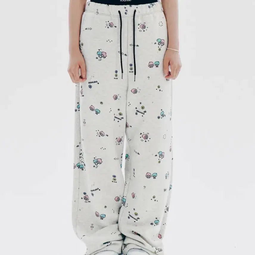 [BUNJANG] Youhee Little Twin Stars Layered Training Pants / 유희 리틀트윈스타 레이어드 팬츠