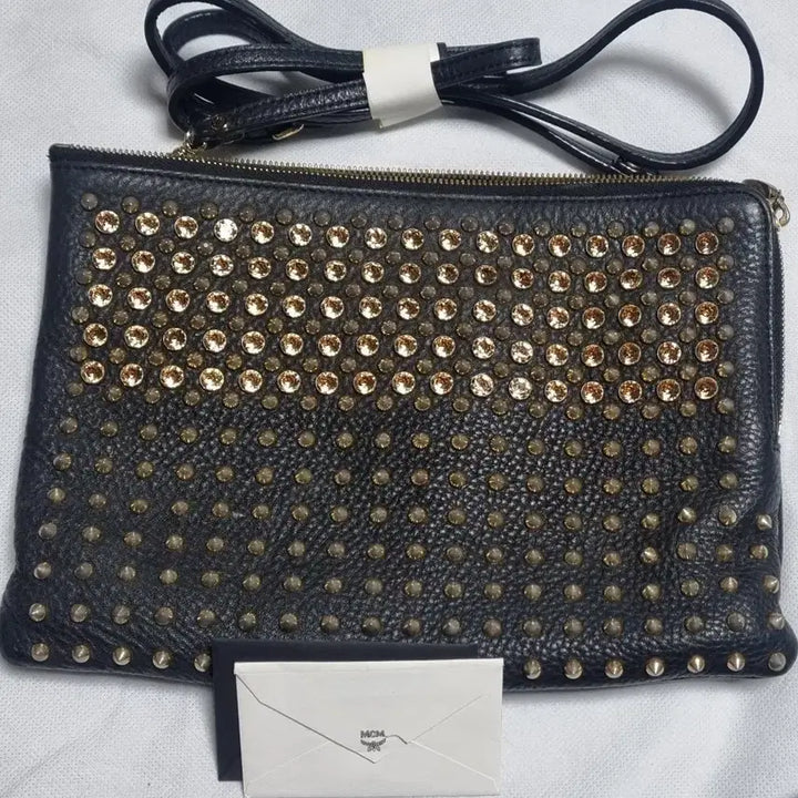 [BUNJANG] MCM Handbag Swarovski Studded Crossbody/Clutch / mcm핸드백