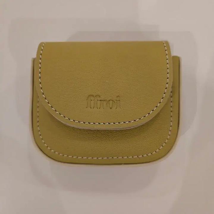 [BUNJANG] ffroi Yellow Leather Card Wallet / [새상품] ffroi 프루아 옐로우 가죽 카드 지갑
