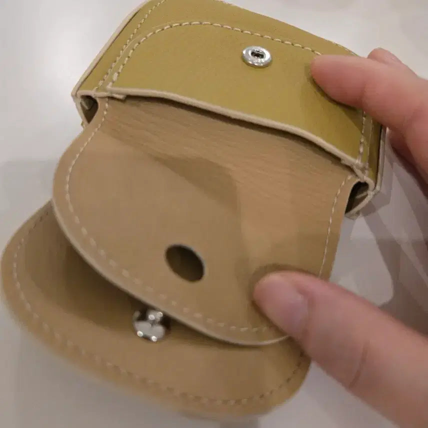 [BUNJANG] ffroi Yellow Leather Card Wallet / [새상품] ffroi 프루아 옐로우 가죽 카드 지갑