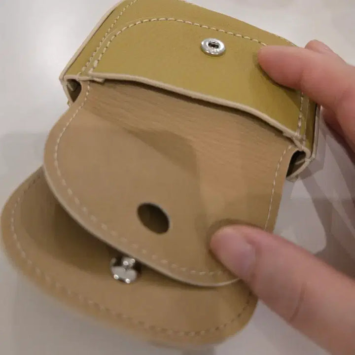 [BUNJANG] ffroi Yellow Leather Card Wallet / [새상품] ffroi 프루아 옐로우 가죽 카드 지갑