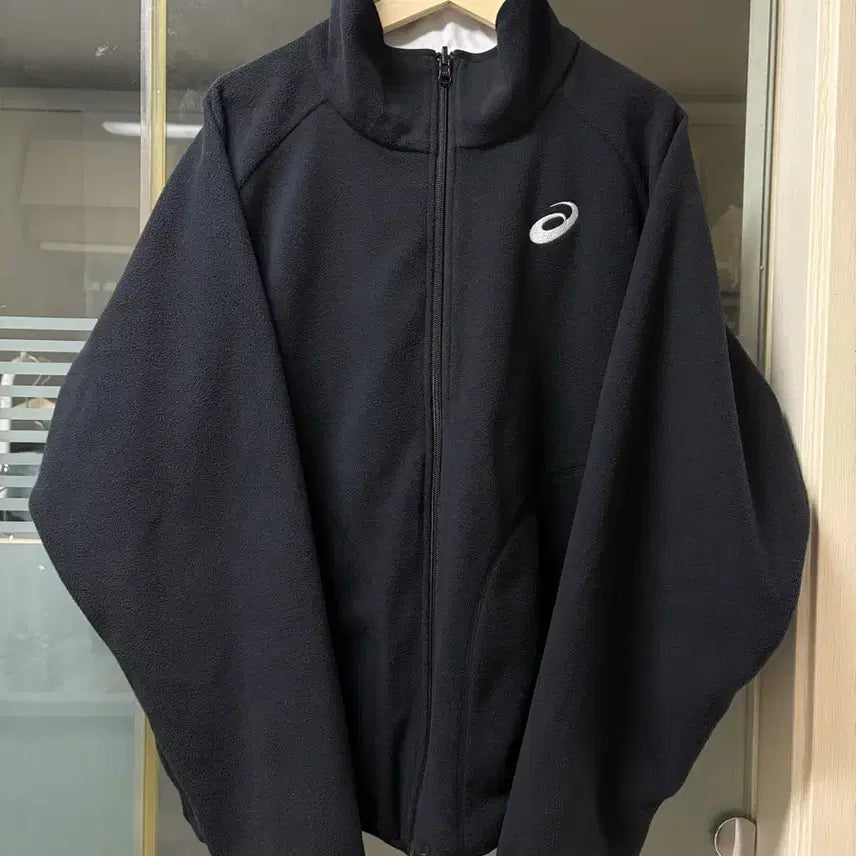 [BUNJANG] Asics Reversible Windbreaker Fleece Jacket S / 아식스 리버시블 바람막이 플리스 자켓 S(90)
