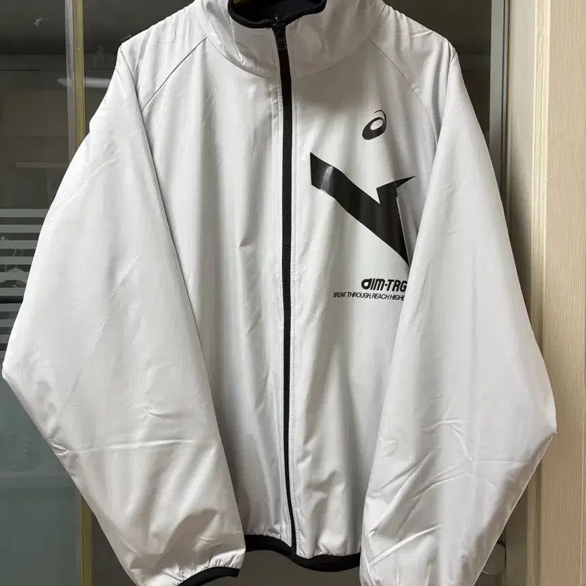 [BUNJANG] Asics Reversible Windbreaker Fleece Jacket S / 아식스 리버시블 바람막이 플리스 자켓 S(90)