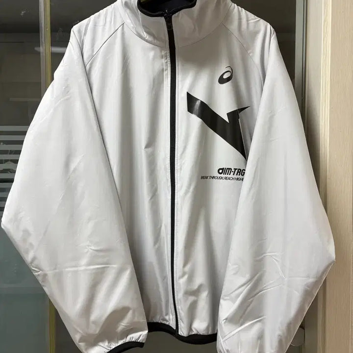 [BUNJANG] Asics Reversible Windbreaker Fleece Jacket S / 아식스 리버시블 바람막이 플리스 자켓 S(90)
