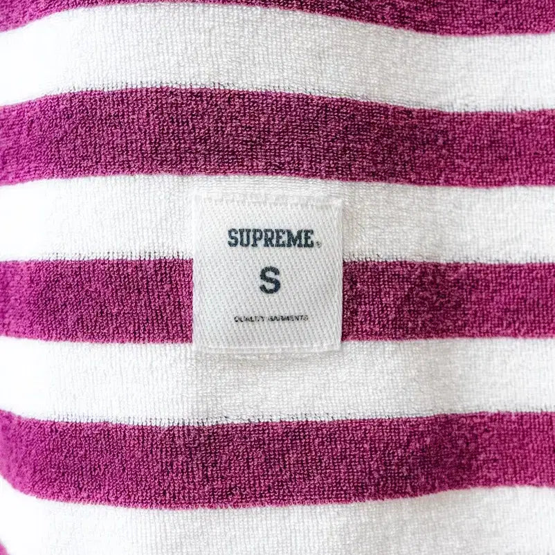 [SOLD OUT] 슈프림 12ss 테리 원단 나시 슬리브리스 사이즈 S