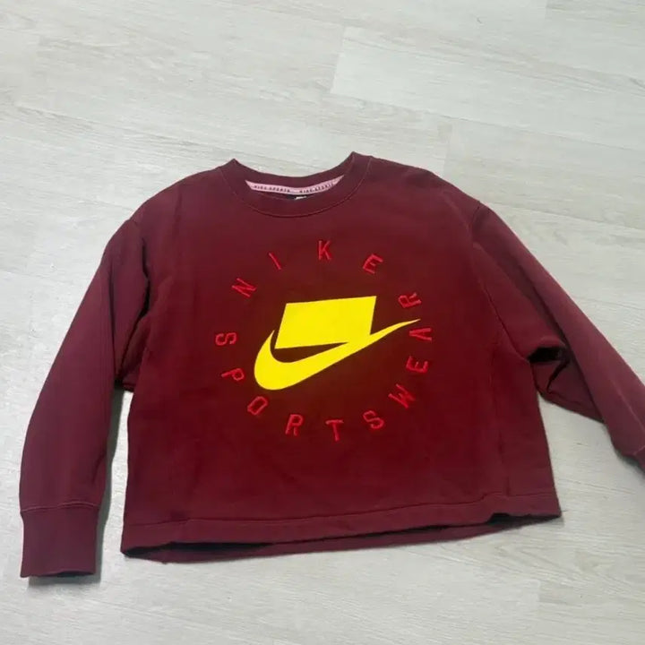 [BUNJANG] Nike Crop Sweatshirt (Fleece) S / 나이키 크롭 맨투맨(쭈리면) S