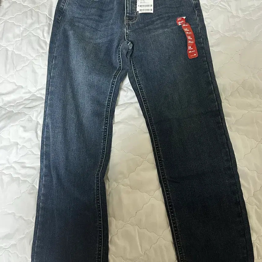 [BUNJANG] TOPTEN Slim Straight Fleece Denim Pants / 탑텐 슬림 스트레이트 기모 데님