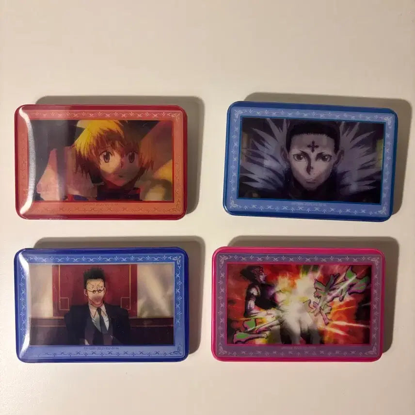 [BUNJANG] Hunter x Hunter 4-Piece Can Badge Set / 헌터헌터 4종 캔뱃지