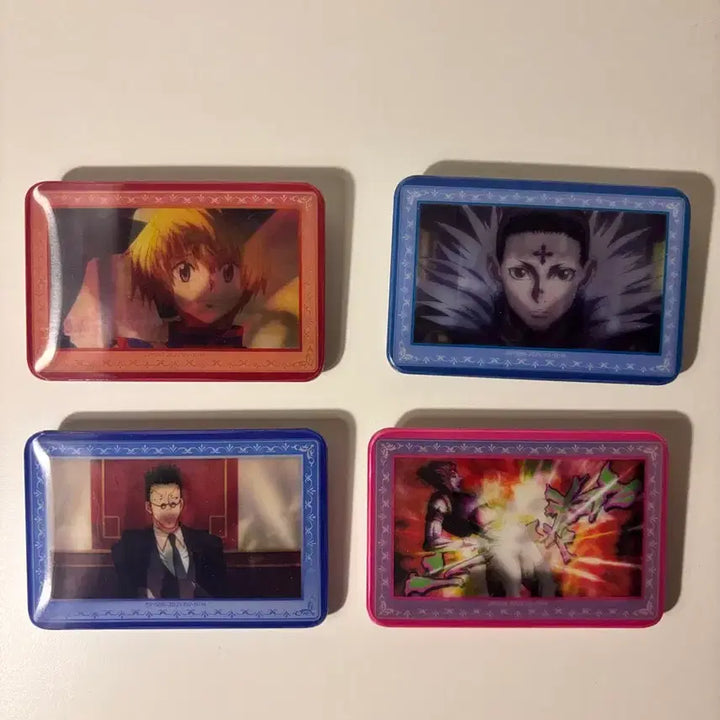 [BUNJANG] Hunter x Hunter 4-Piece Can Badge Set / 헌터헌터 4종 캔뱃지