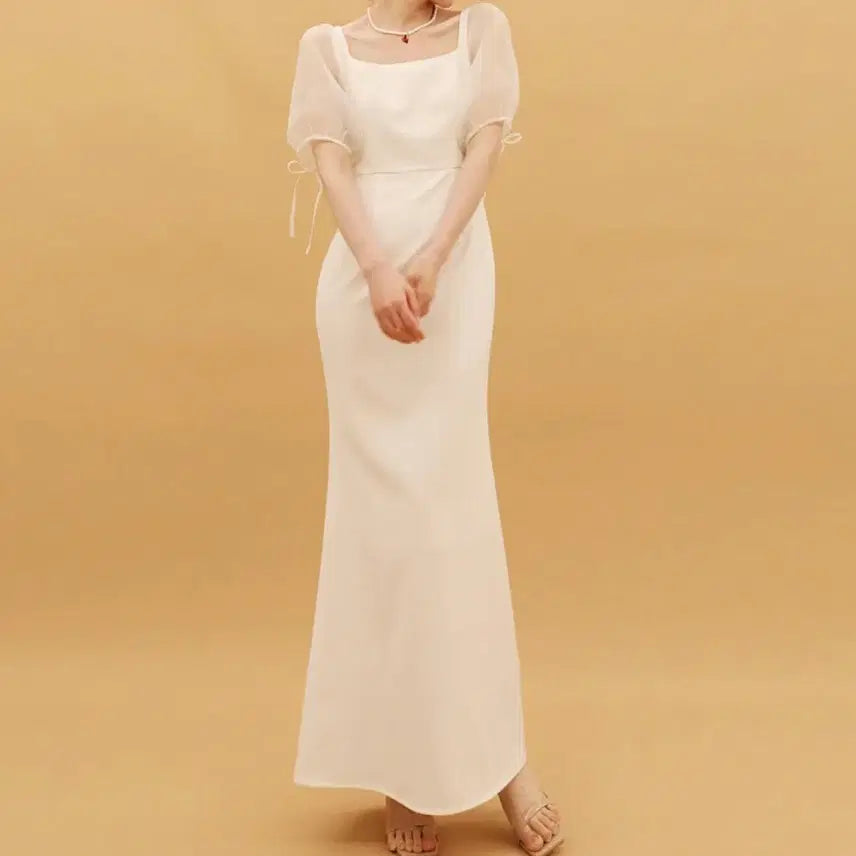 [BUNJANG] Silk Wedding Dress / 2부 실크 셀프웨딩드레스, 브라이덜샤워, 야외웨딩스냅