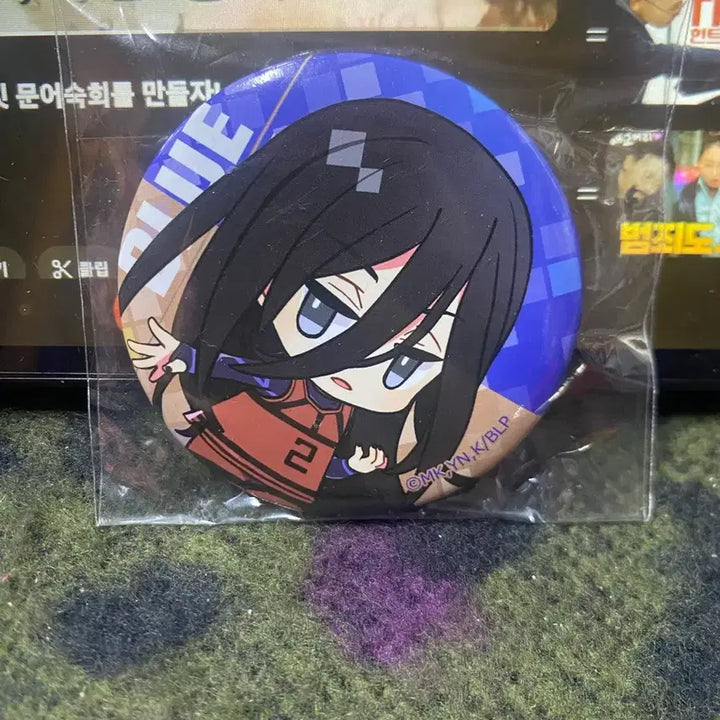 [BUNJANG] Blue Lock Aryu Juubei Can Badge / 블루록 아류쥬베에 캔뱃지