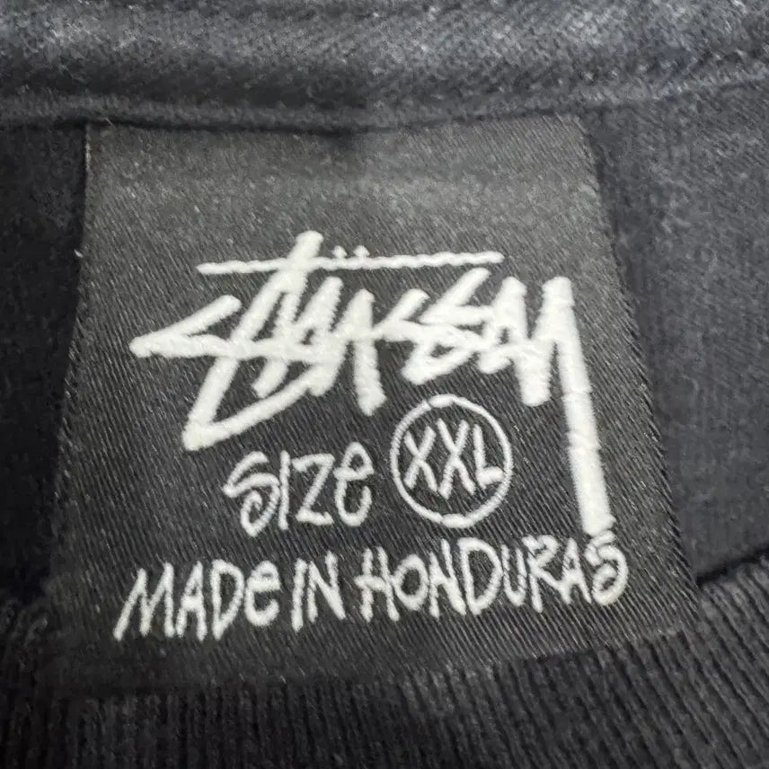[BUNJANG] Stussy Tribe Stack T-Shirt Black / 스투시 트라이브 스택 반팔 티셔츠 블랙