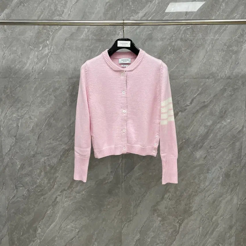 [SOLD OUT] 톰브라운 여성 라운드넥 니트 강아지 울 4바 가디건