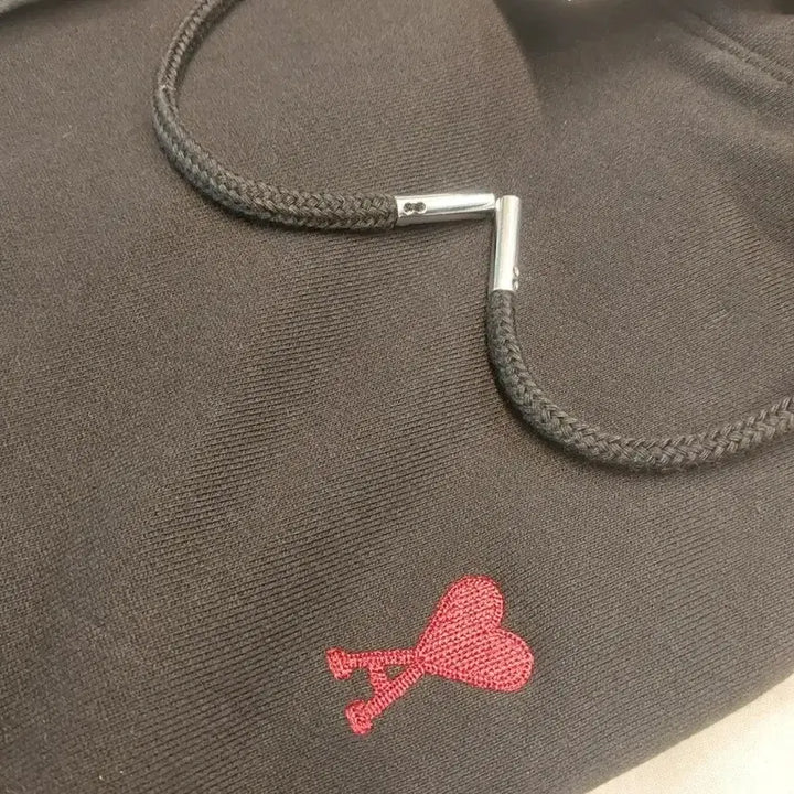 [BUNJANG] Ami Heart Hoodie - Navy / 아미 하트 후드  , 입학식 졸업식 학생 할인