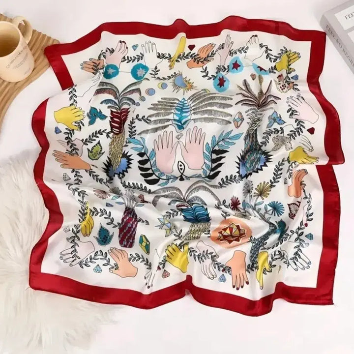 [BUNJANG] Printed Scarf / 프린트 스카프 (새상품)