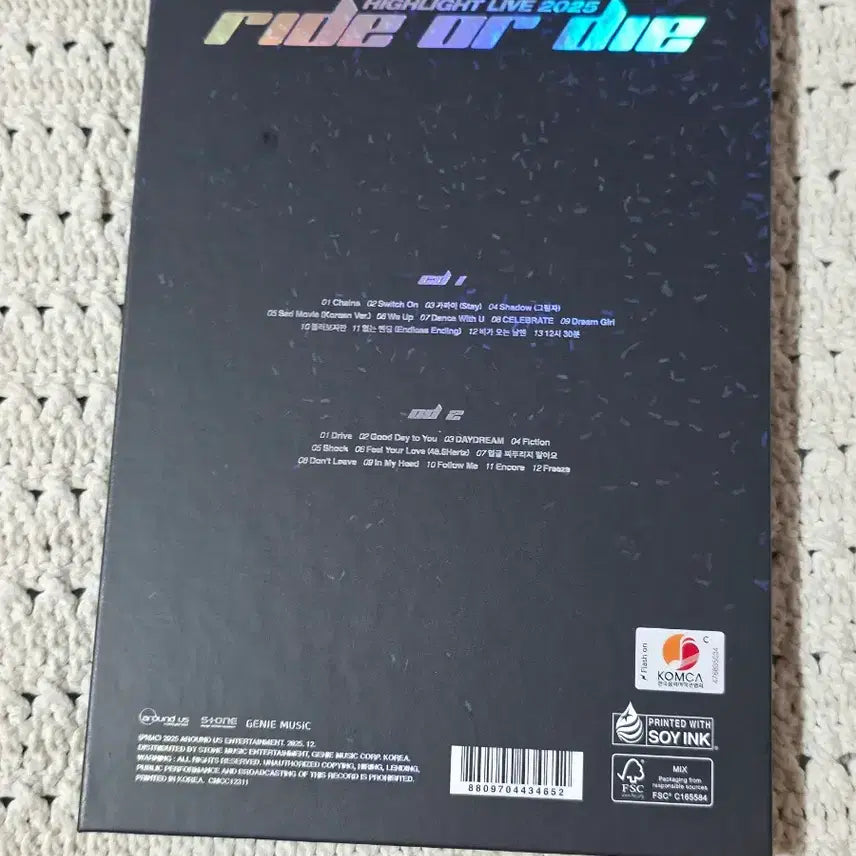 [BUNJANG] Highlight Ride or Die Live Album / 하이라이트 라이브 앨범