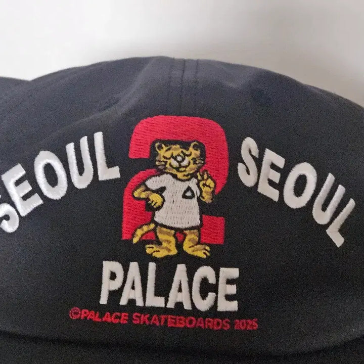 [BUNJANG] Palace Seoul Black Baseball Cap / 팔라스 서울 블랙 볼캡 모자