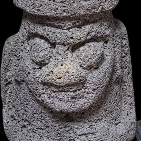 [BUNJANG] Jeju Island Basalt Dolhareubang Set (4 Pieces) / 현무암 돌하르방 4개 세트