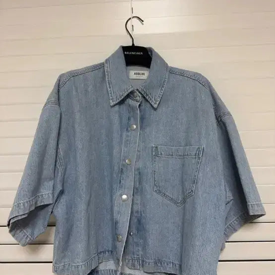 [BUNJANG] AGOLDE Rona Box Denim Cropped Shirt Jacket XS / <봄맞이> AGOLDE 에이골디 데님 크롭 셔츠 자켓 xs