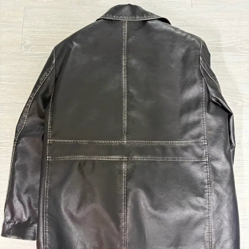 [BUNJANG] ZARA Faux Leather Oversized Jacket / 자라 페이크레더 오버핏 자켓 M
