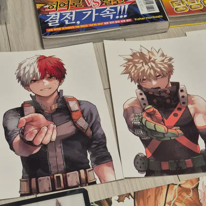 [BUNJANG] My Hero Academia Volume 41 &amp; 42 Bundle Set / 히로아카 41권, 42권 특전, 카드, 마그넷, 아크릴 일괄