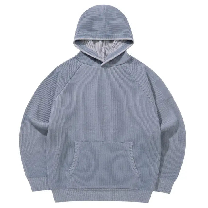 [SOLD OUT] 산산기어 hooded knit sky blue 2size