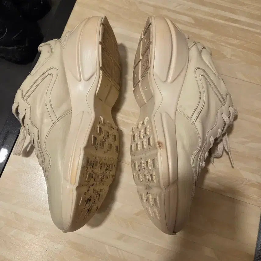 [BUNJANG] Gucci Ivory Leather Sneakers / 구찌 아이보리 레더 스니커즈