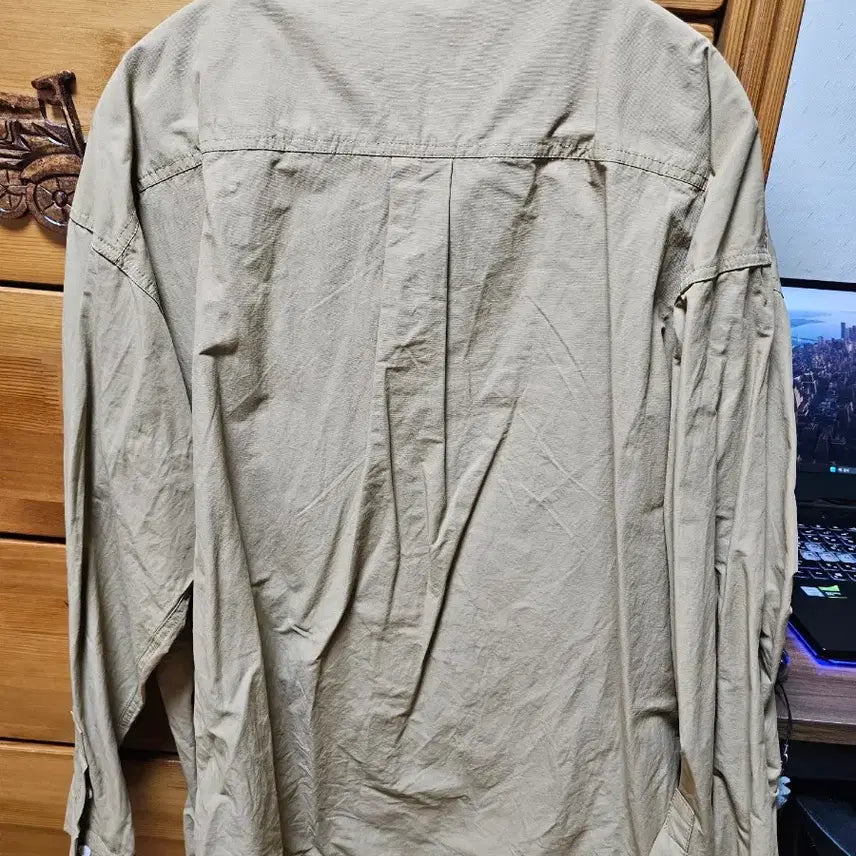 [SOLD OUT] 누빈다 워크 셔츠 자켓 카멜 L