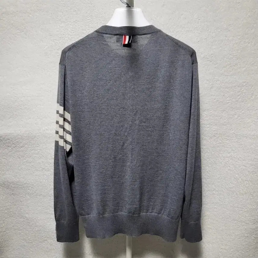 [BUNJANG] Thom Browne Merino Wool Knit Sweater / [정품] 3 / 톰브라운 사선완장 메리노 울 니트