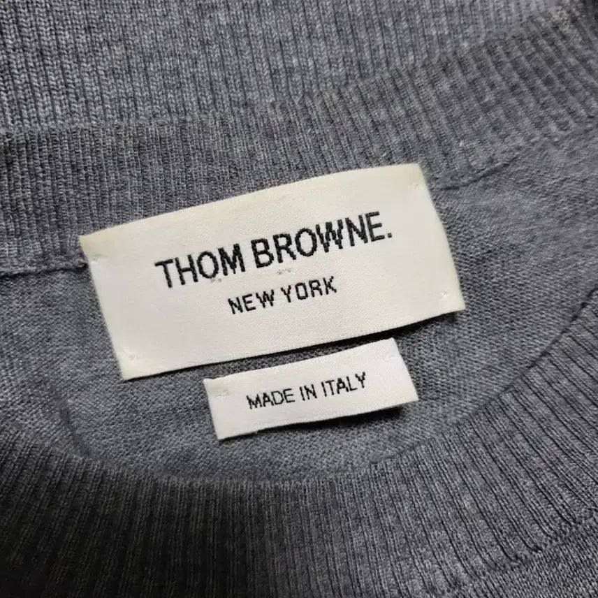 [BUNJANG] Thom Browne Merino Wool Knit Sweater / [정품] 3 / 톰브라운 사선완장 메리노 울 니트