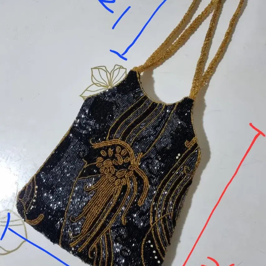 [BUNJANG] Handmade Beaded Dot Bag / 비즈 핸드메이드 도트백