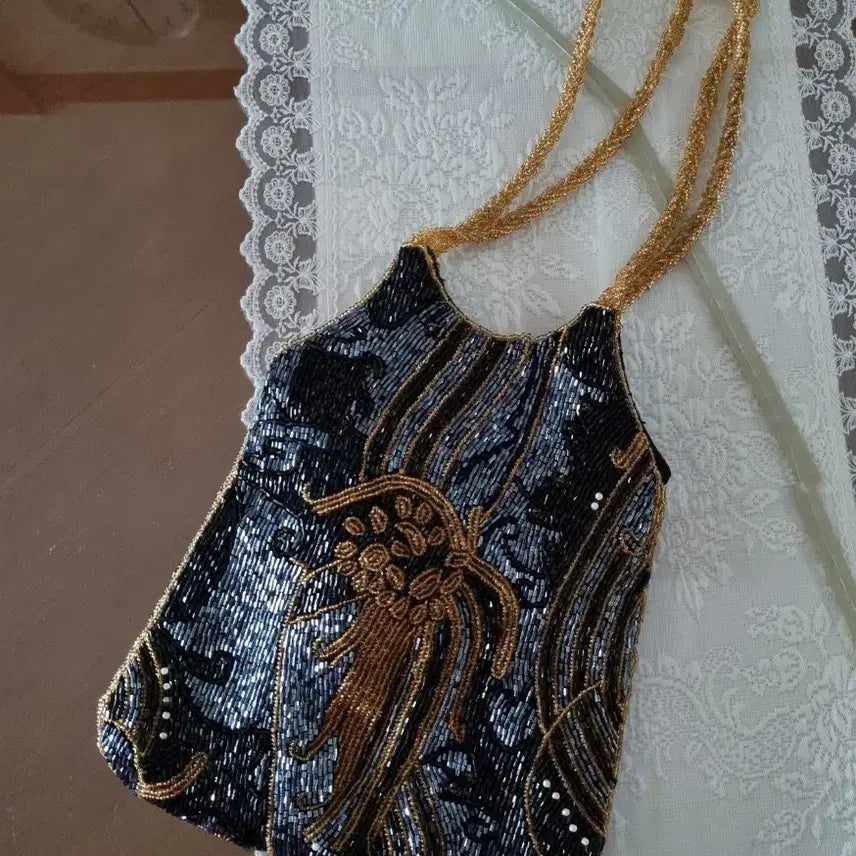 [BUNJANG] Handmade Beaded Dot Bag / 비즈 핸드메이드 도트백