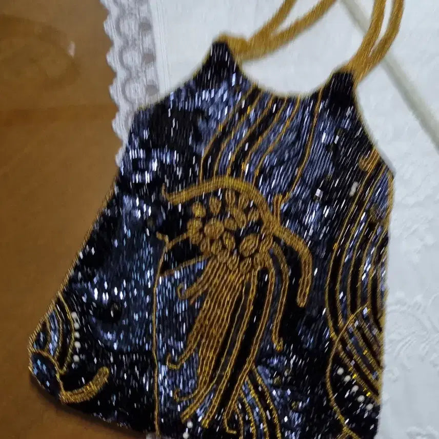 [BUNJANG] Handmade Beaded Dot Bag / 비즈 핸드메이드 도트백