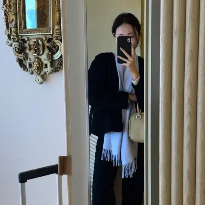 [BUNJANG] Sie Sierra Half Coat - Black / 시에 sie 시에라 하프코트 블랙