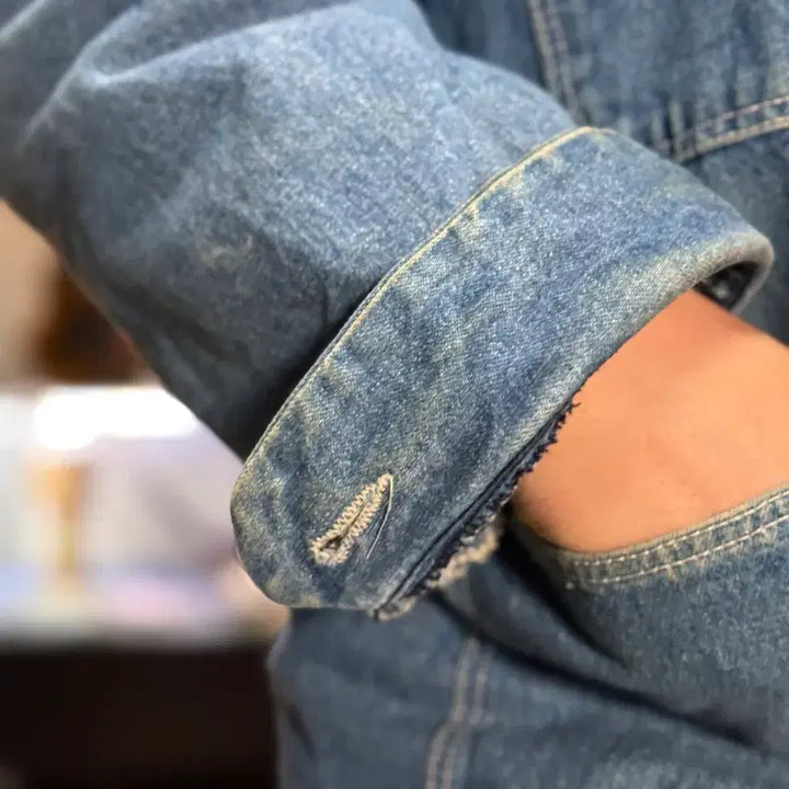 [BUNJANG] Big Ben by Wrangler Blanket Lined Denim Chore Jacket / 70-80s 빅밴 by 랭글러 블랑캣 라인드 데님 초어 자켓 44