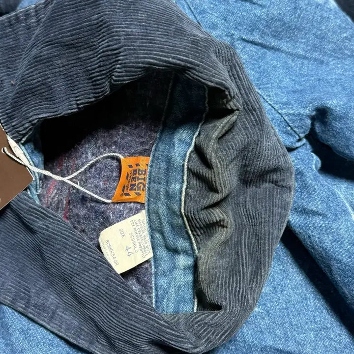 [BUNJANG] Big Ben by Wrangler Blanket Lined Denim Chore Jacket / 70-80s 빅밴 by 랭글러 블랑캣 라인드 데님 초어 자켓 44