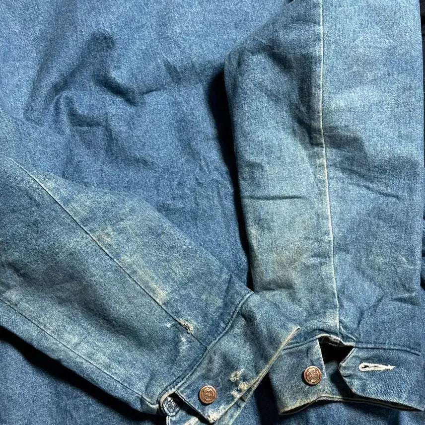 [BUNJANG] Big Ben by Wrangler Blanket Lined Denim Chore Jacket / 70-80s 빅밴 by 랭글러 블랑캣 라인드 데님 초어 자켓 44