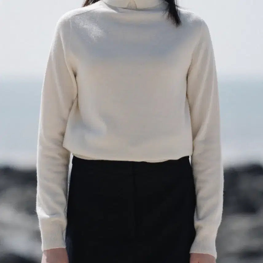 [BUNJANG] Replain Cashmere Blended Turtle Neck Top / (새상품) replain 리플레인 캐시미어 블랜드 터틀넥