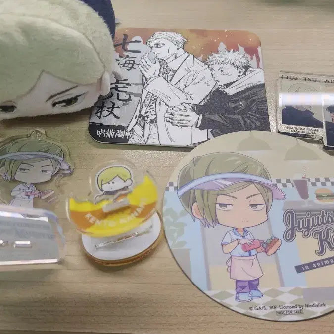 [BUNJANG] Jujutsu Kaisen Nanami Kento Merchandise Bundle (Potecoro Ring, Original Art Coaster, Acrylic, etc.) / 주술회전 나나미 켄토 굿즈 일괄(포테코로링, 원화코스터, 아크릴 등)