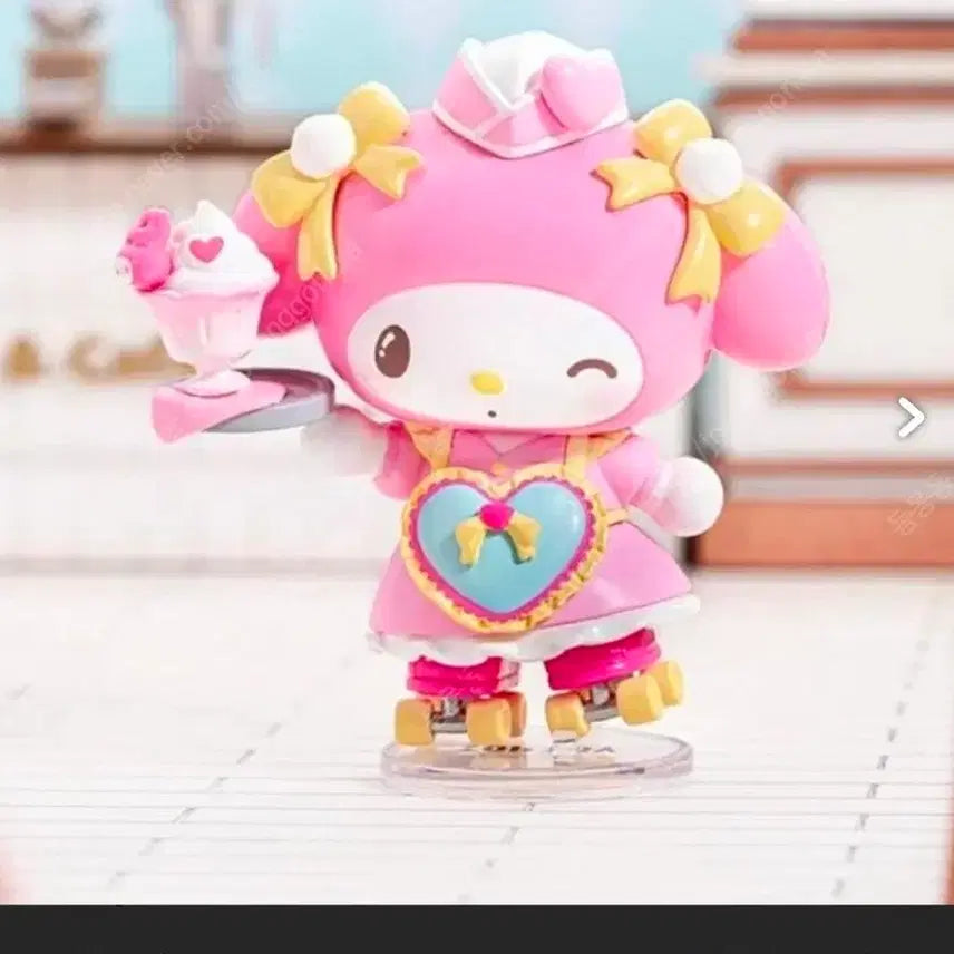 [BUNJANG] TOP TOY Sanrio Roller Skating Restaurant Figure My Melody / TOP TOY 산리오 롤러스케이팅 레스토랑 피규어 마이멜로디