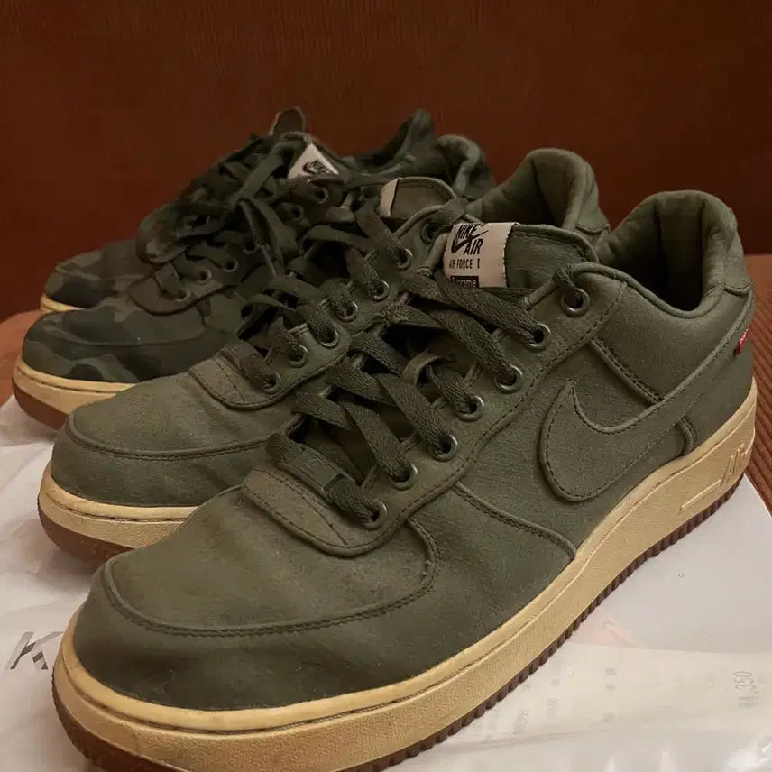 [BUNJANG] Supreme Nike Air Force 1 Bundle Set / Supreme 에어포스원 슈프림 두개 일괄