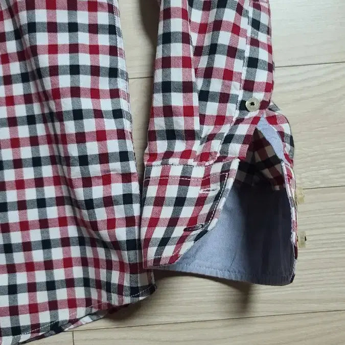 [BUNJANG] Basic House Slim Fit Oxford Check Shirt / 베이직하우스 체크셔츠 옥스퍼드셔츠 슬림핏 105 100 103